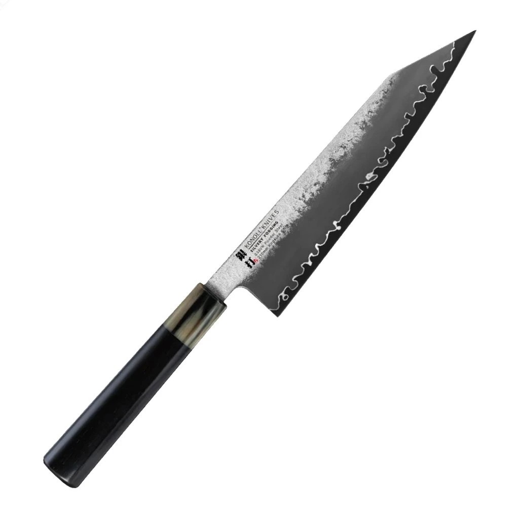 foto Kuchy�sk� n�� Chef/Kiritsuke 210 mm Konoll� Silver Forging